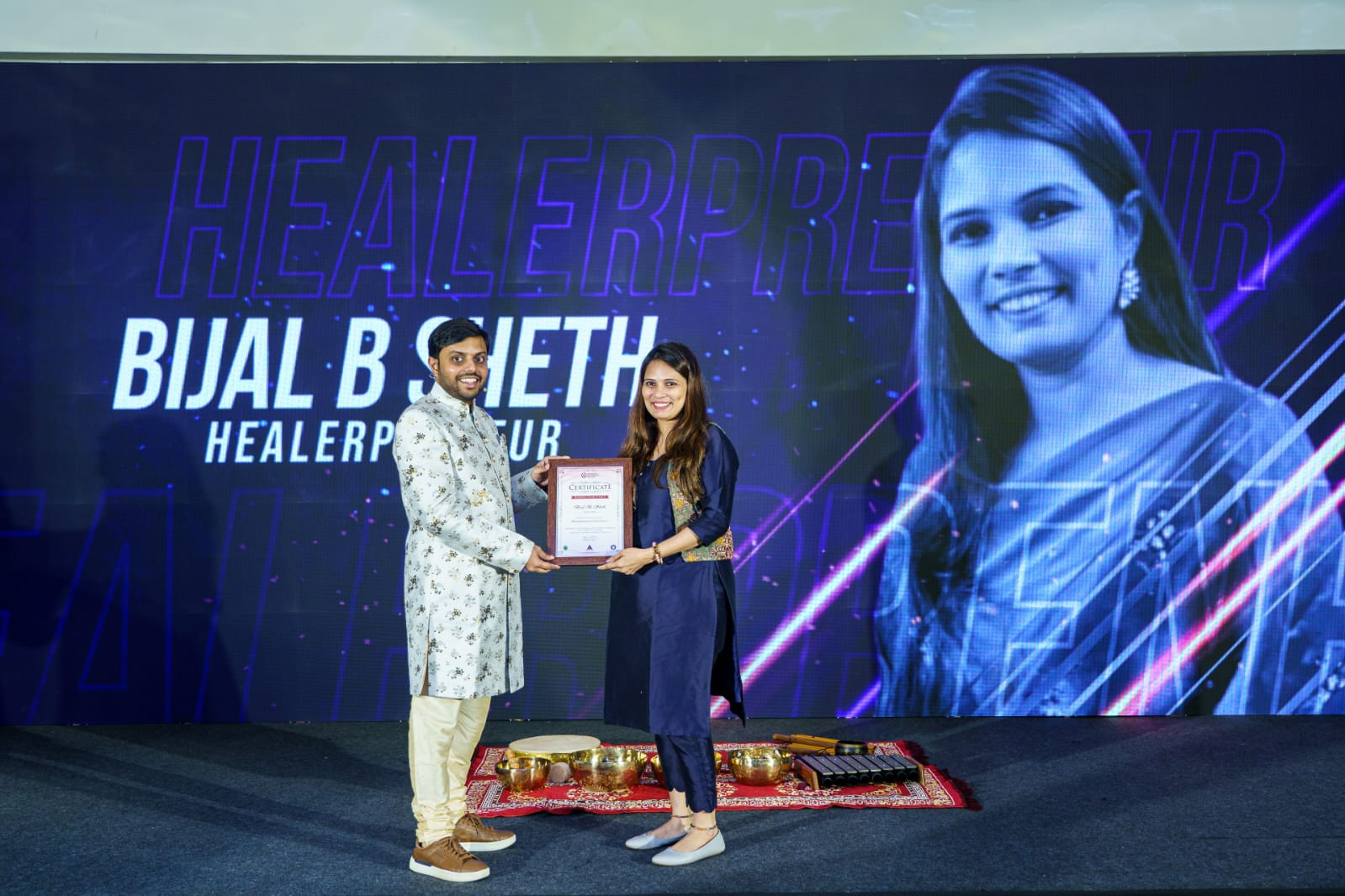 Bijall Bhavya Sheth β Healerpreneur recognition